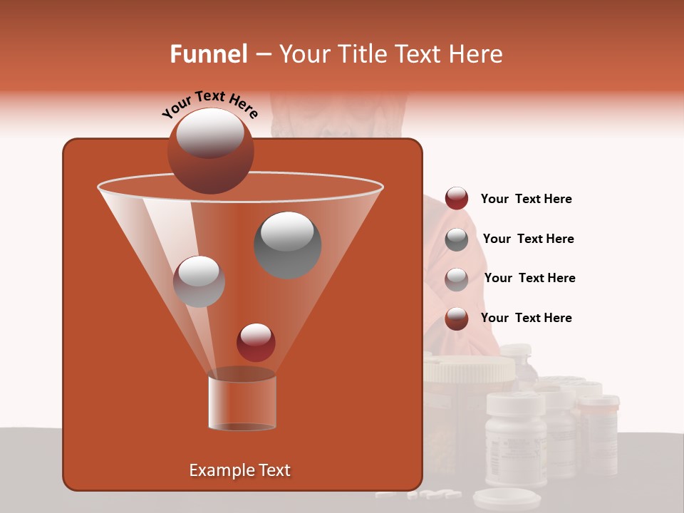 Caucasian Elderly Female PowerPoint Template