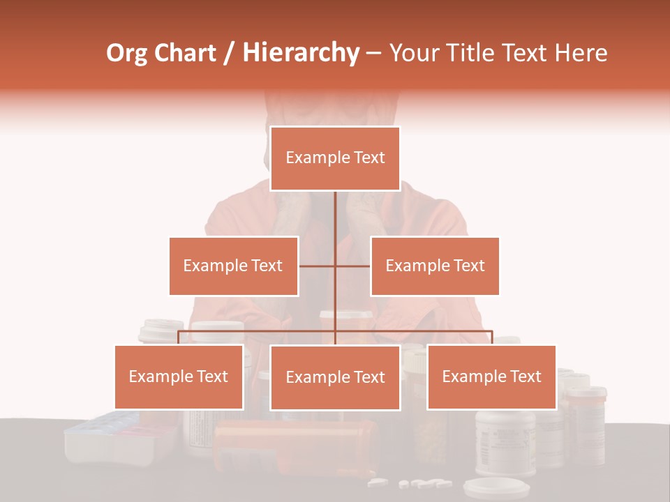 Caucasian Elderly Female PowerPoint Template