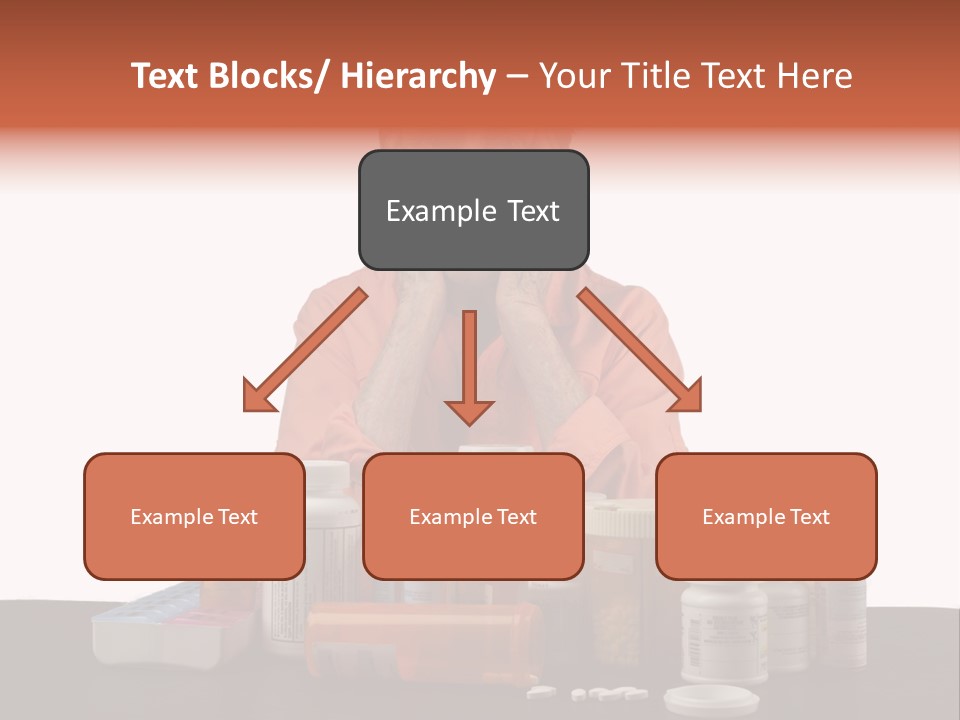 Caucasian Elderly Female PowerPoint Template