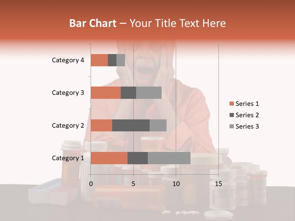 Caucasian Elderly Female PowerPoint Template