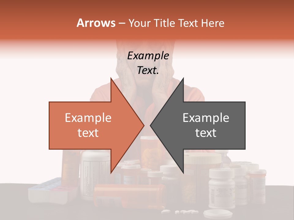 Caucasian Elderly Female PowerPoint Template