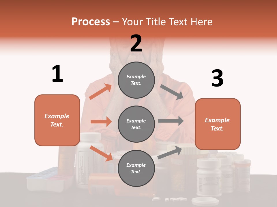Caucasian Elderly Female PowerPoint Template