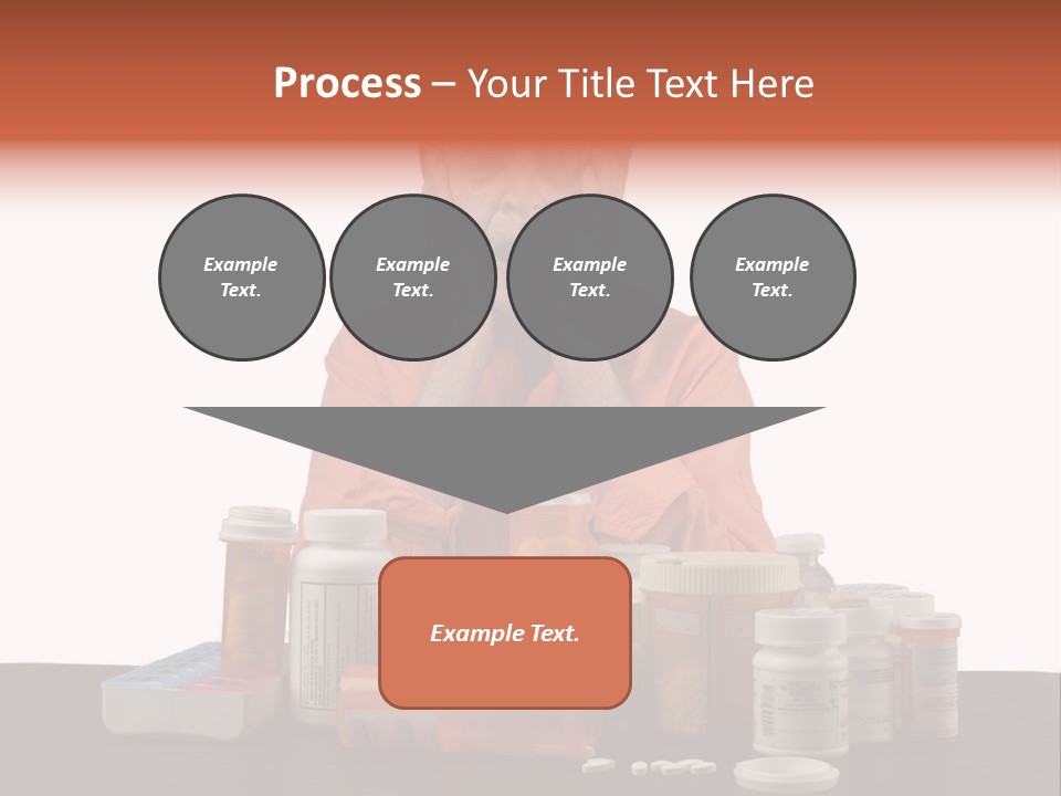 Caucasian Elderly Female PowerPoint Template