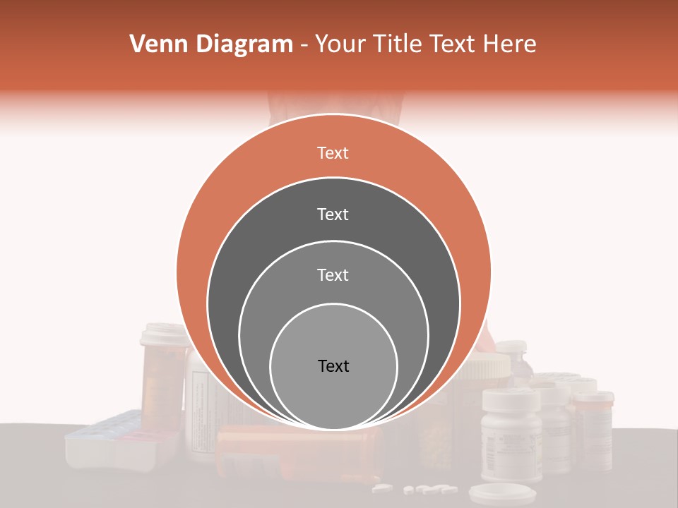 Caucasian Elderly Female PowerPoint Template