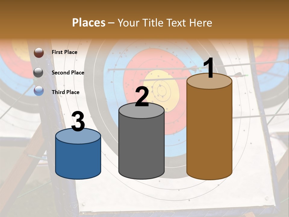 Arrows Target Stand PowerPoint Template