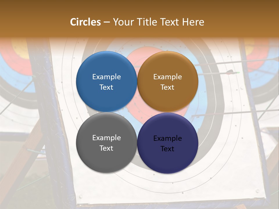 Arrows Target Stand PowerPoint Template