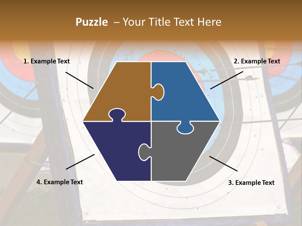 Arrows Target Stand PowerPoint Template