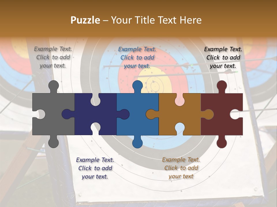 Arrows Target Stand PowerPoint Template