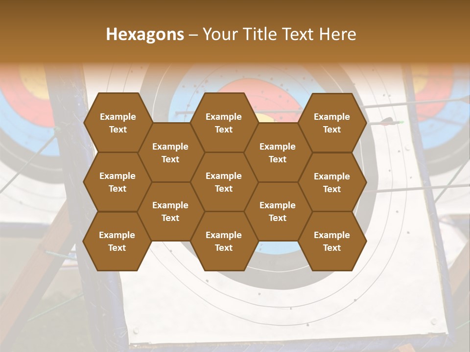 Arrows Target Stand PowerPoint Template