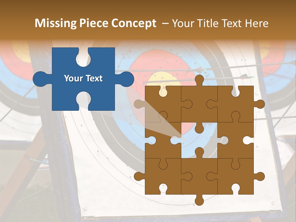 Arrows Target Stand PowerPoint Template