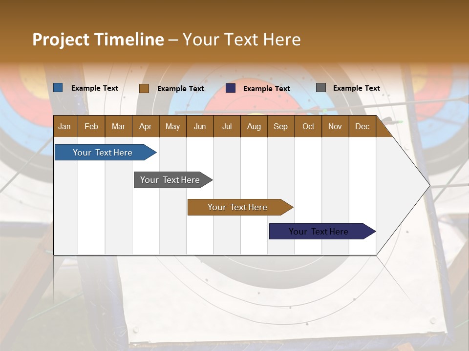 Arrows Target Stand PowerPoint Template