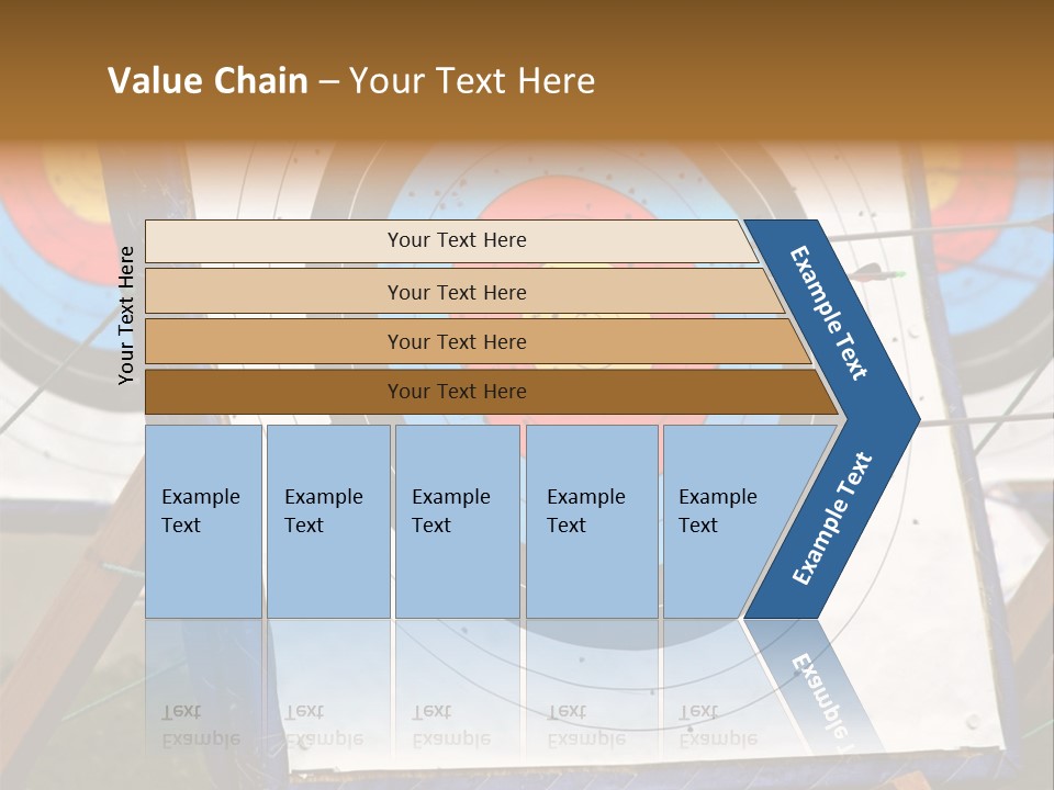 Arrows Target Stand PowerPoint Template