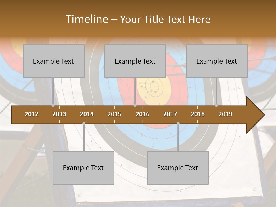 Arrows Target Stand PowerPoint Template