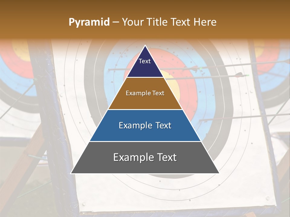Arrows Target Stand PowerPoint Template