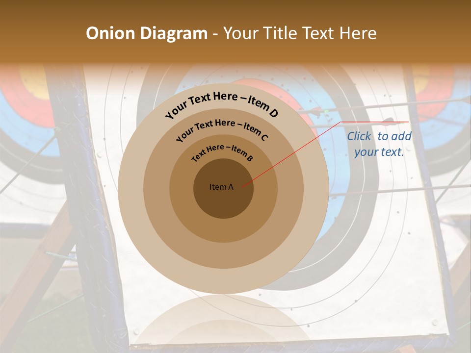 Arrows Target Stand PowerPoint Template