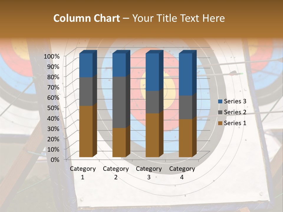 Arrows Target Stand PowerPoint Template