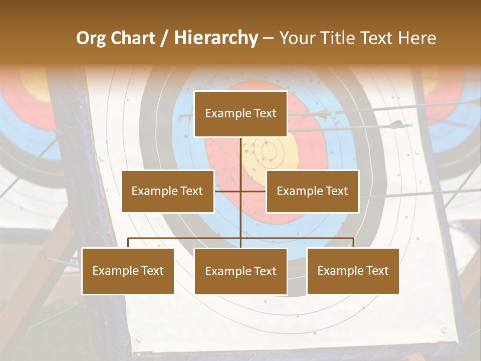 Arrows Target Stand PowerPoint Template