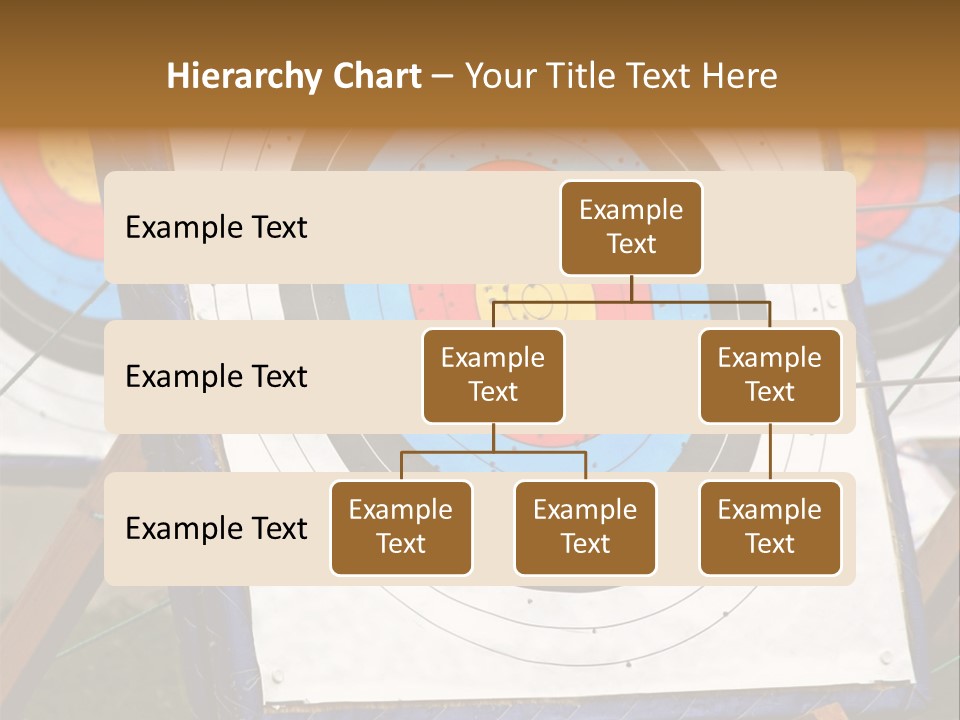 Arrows Target Stand PowerPoint Template