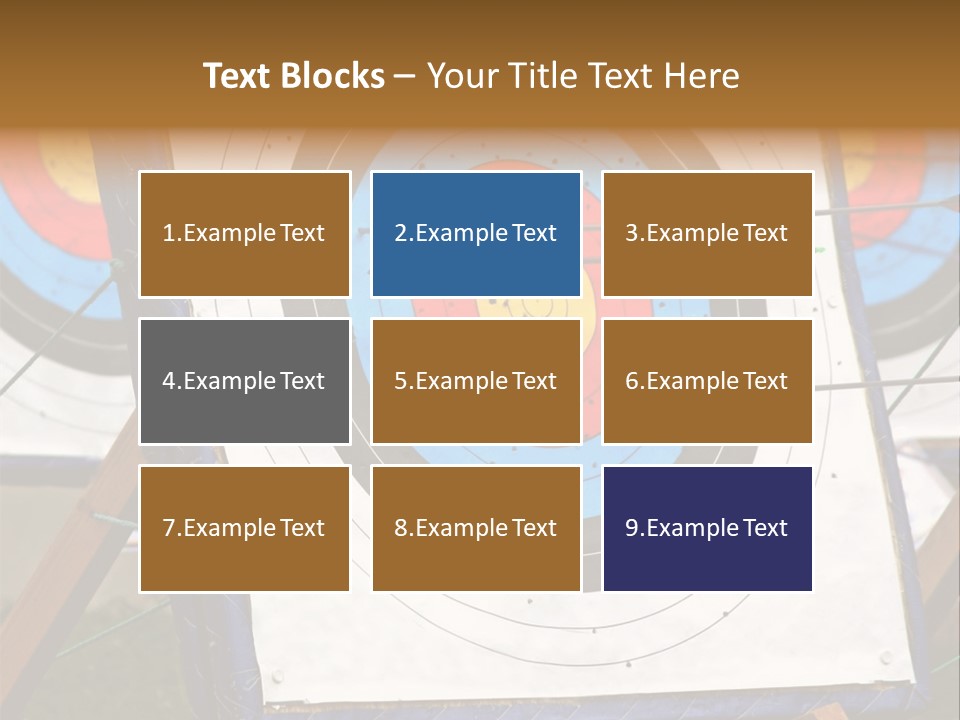 Arrows Target Stand PowerPoint Template