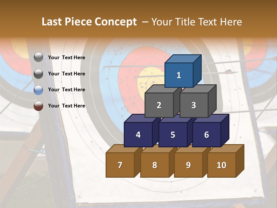 Arrows Target Stand PowerPoint Template