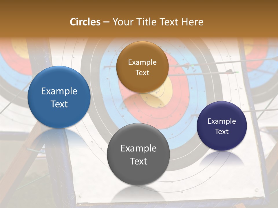Arrows Target Stand PowerPoint Template