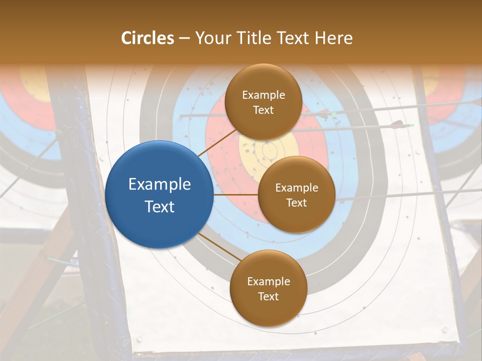 Arrows Target Stand PowerPoint Template