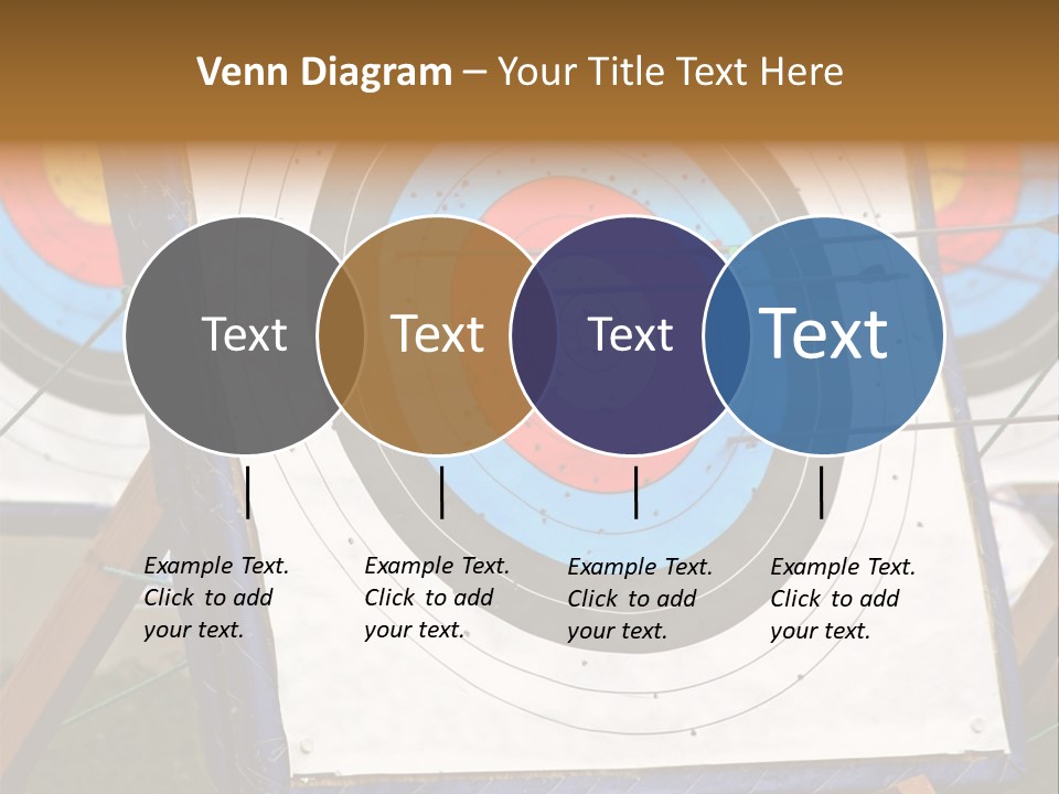 Arrows Target Stand PowerPoint Template
