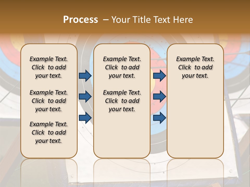 Arrows Target Stand PowerPoint Template