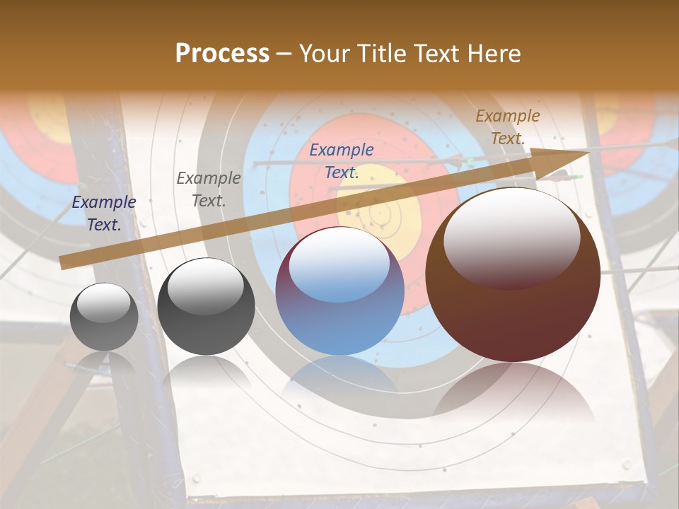 Arrows Target Stand PowerPoint Template