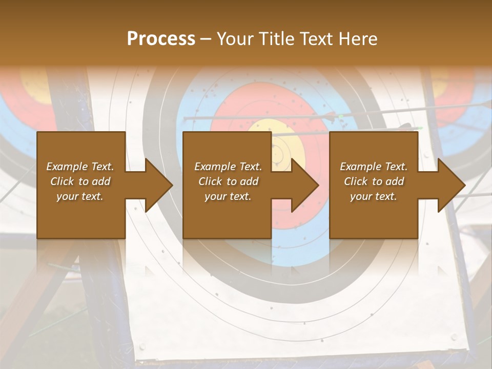 Arrows Target Stand PowerPoint Template