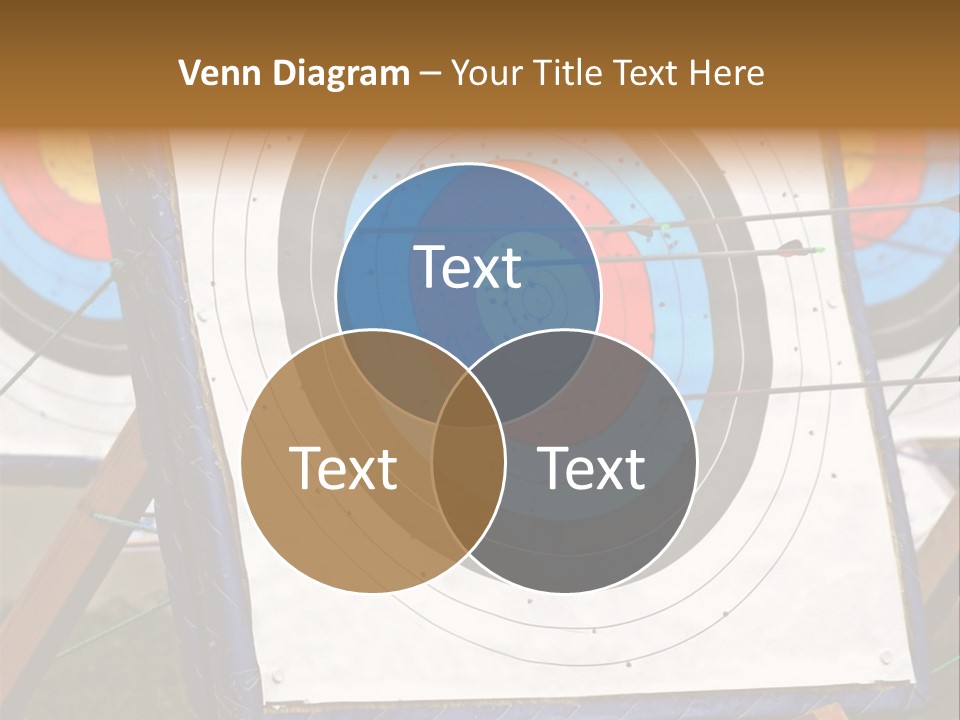 Arrows Target Stand PowerPoint Template