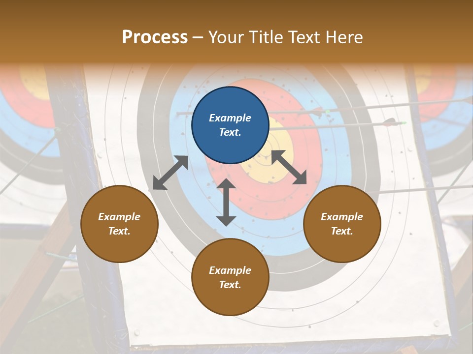 Arrows Target Stand PowerPoint Template