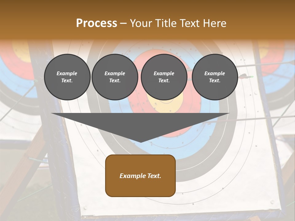 Arrows Target Stand PowerPoint Template