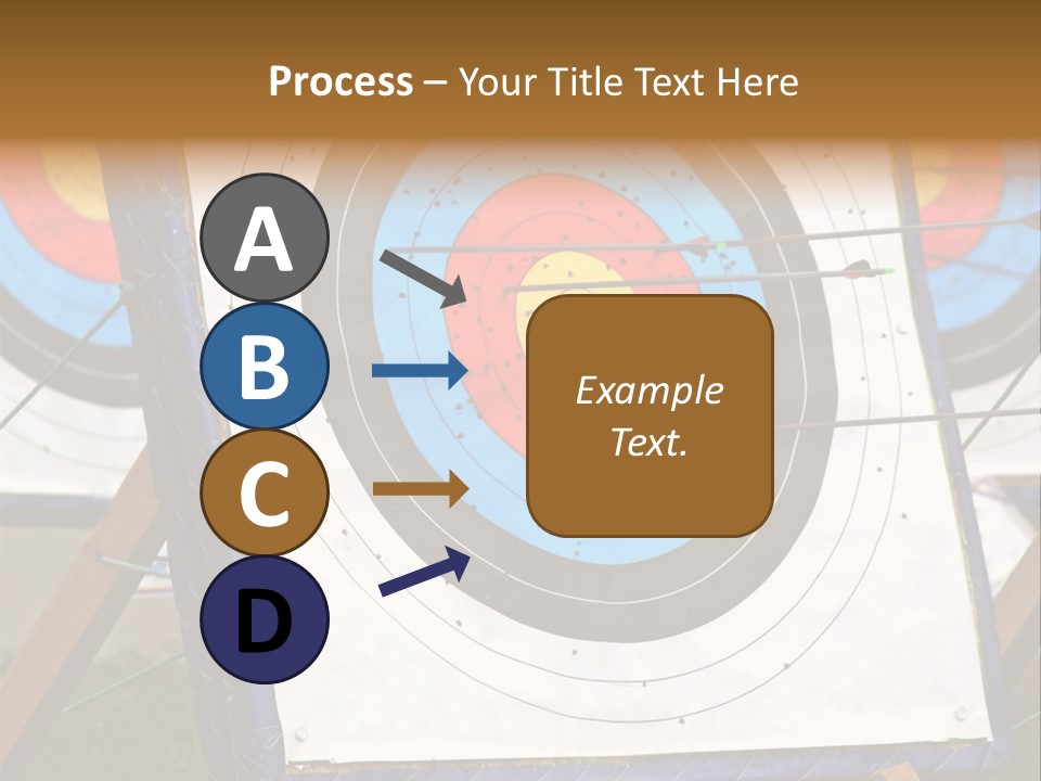 Arrows Target Stand PowerPoint Template