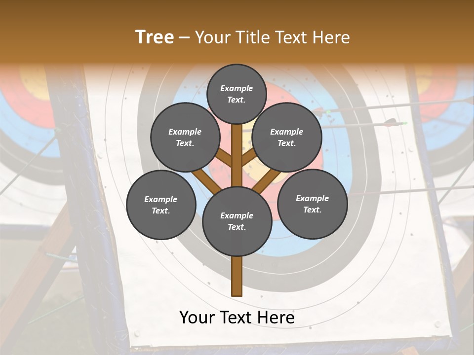 Arrows Target Stand PowerPoint Template