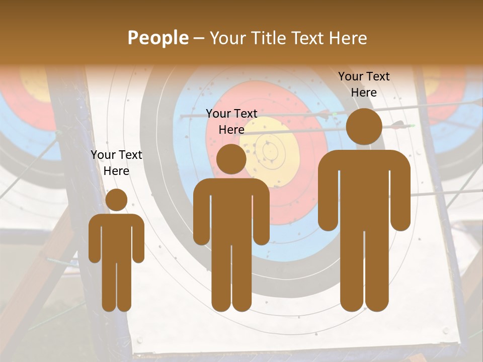 Arrows Target Stand PowerPoint Template