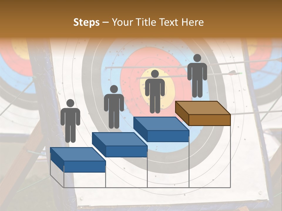 Arrows Target Stand PowerPoint Template
