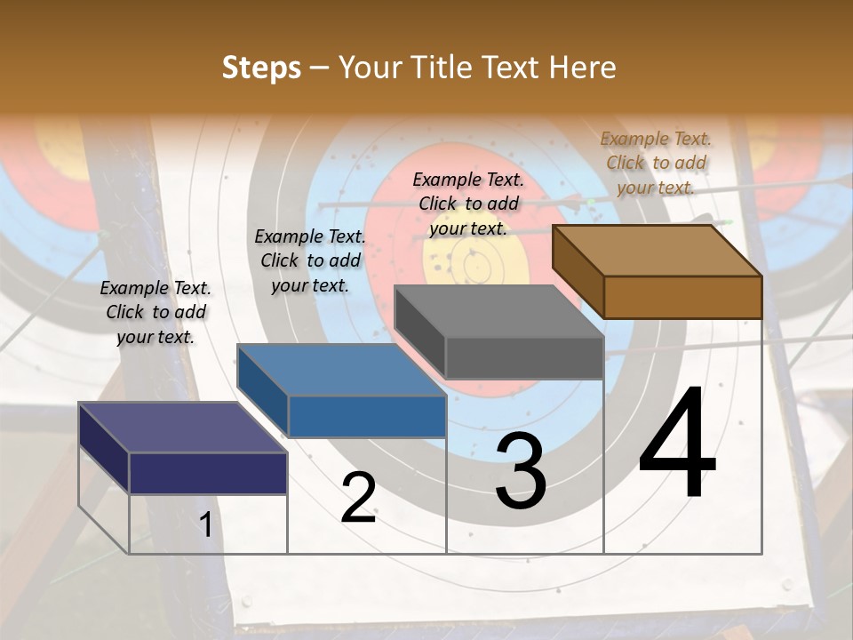 Arrows Target Stand PowerPoint Template