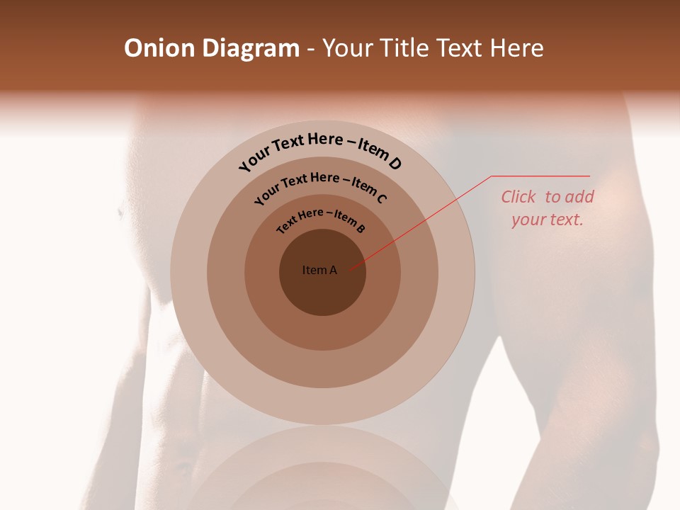 Shirtless Young Beautiful PowerPoint Template