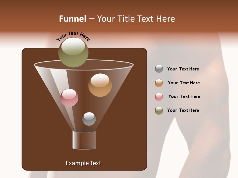 Shirtless Young Beautiful PowerPoint Template