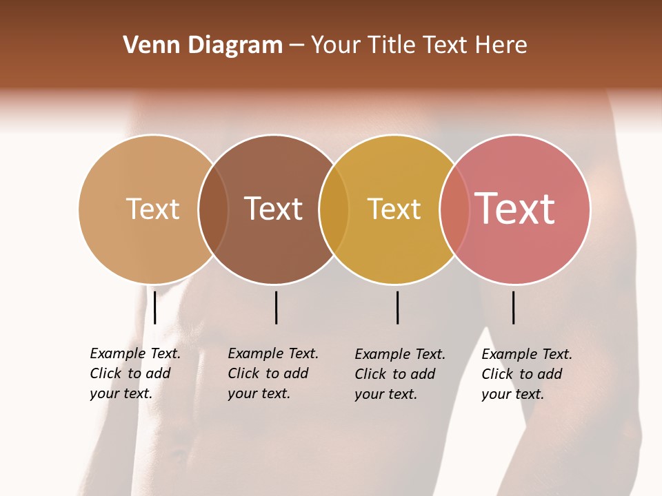 Shirtless Young Beautiful PowerPoint Template