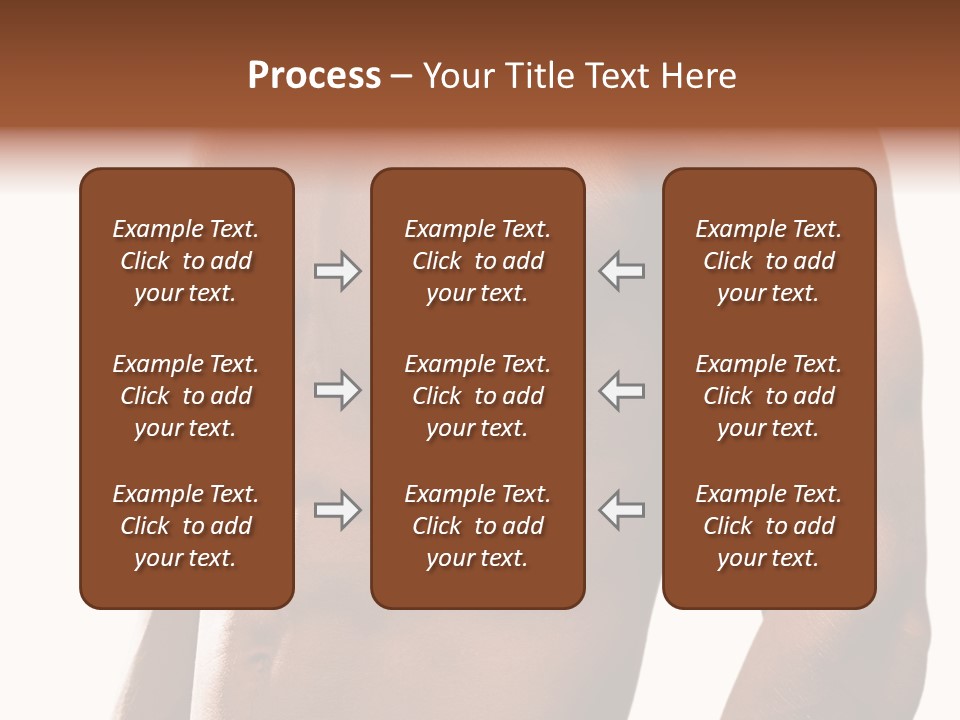 Shirtless Young Beautiful PowerPoint Template