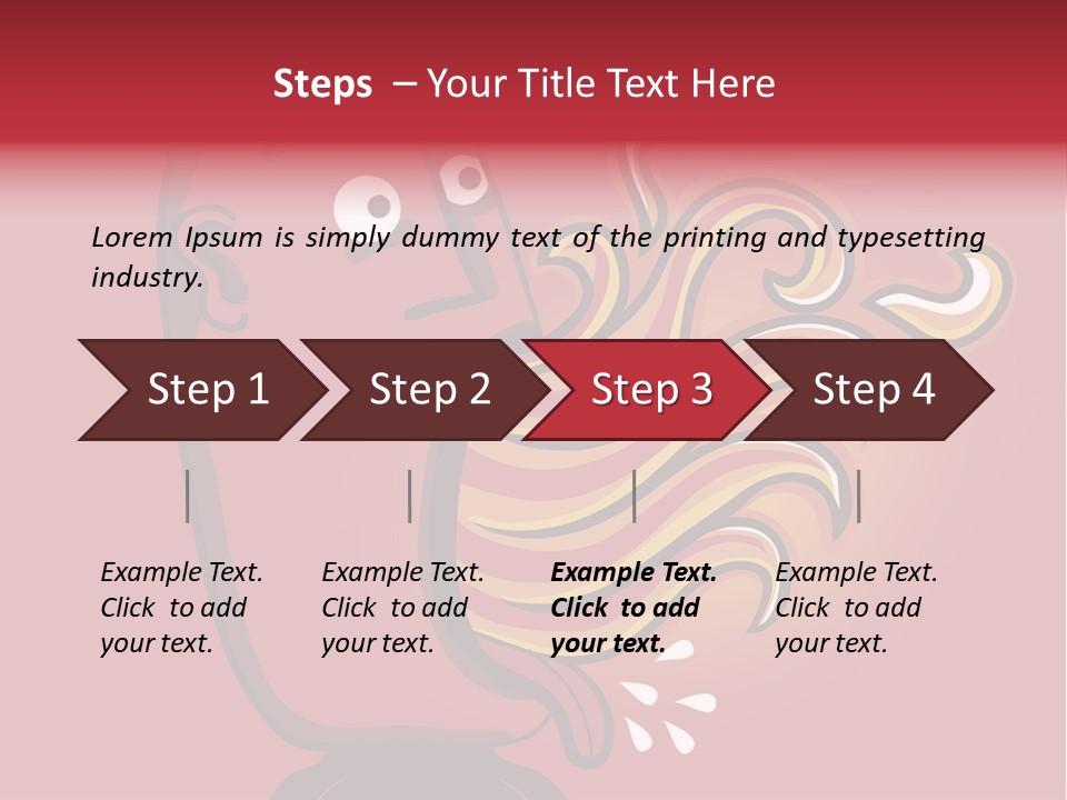 Spicy Taste Fire PowerPoint Template