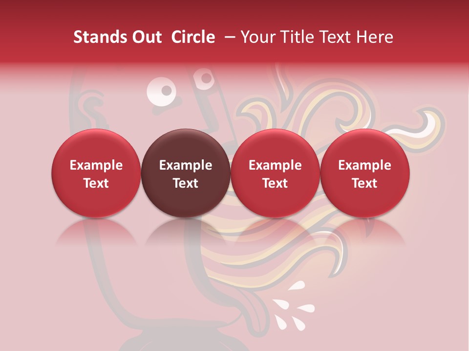 Spicy Taste Fire PowerPoint Template