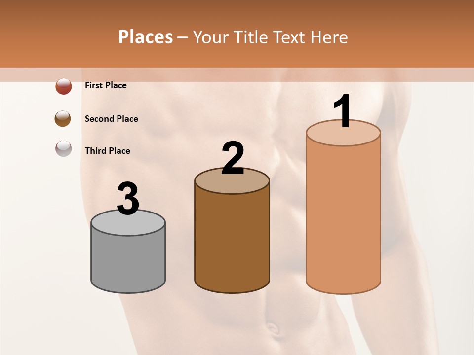 Muscular Fit Healthy PowerPoint Template