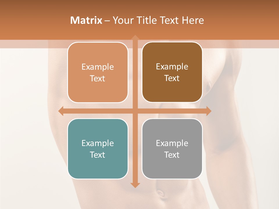 Muscular Fit Healthy PowerPoint Template