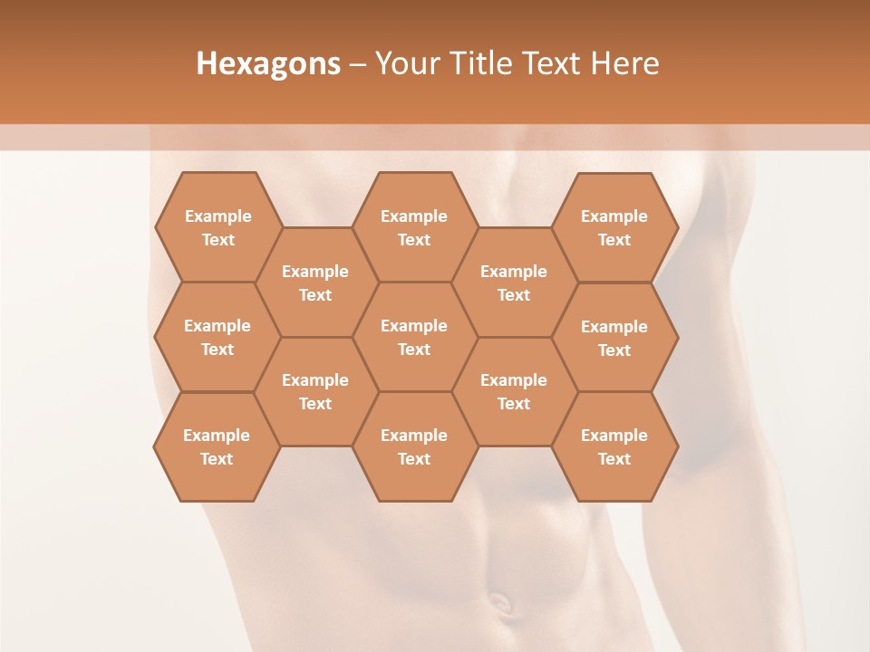 Muscular Fit Healthy PowerPoint Template