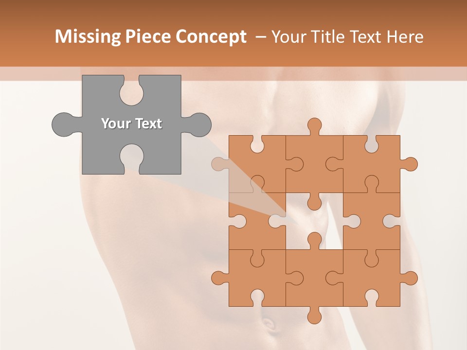 Muscular Fit Healthy PowerPoint Template