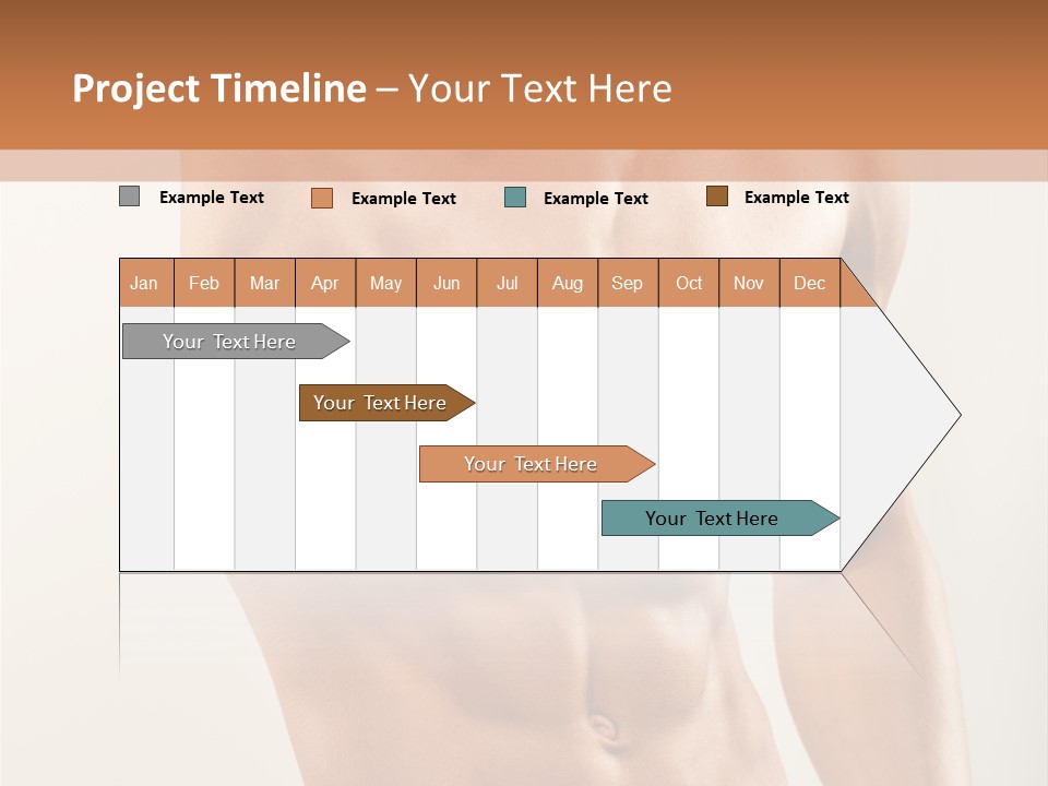 Muscular Fit Healthy PowerPoint Template