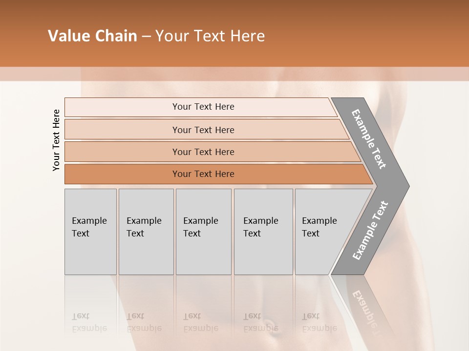 Muscular Fit Healthy PowerPoint Template